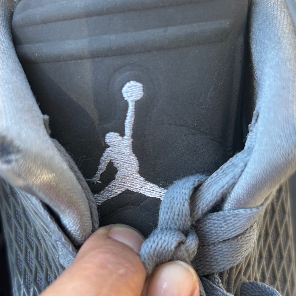 Jordan Charcoal Gray Sneakers - Picture 2 of 6